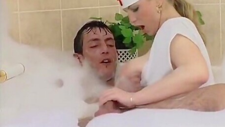 Sexy Nurse With Big Tits Fucked In A Bathtub 15 Min