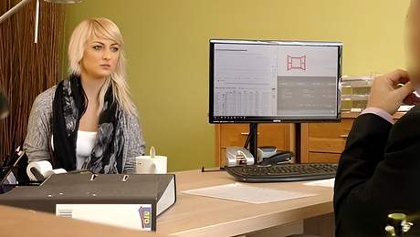 Flirtatious miss's sex for money action